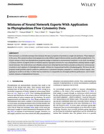 Mixtures of Neural Network Experts With Application to Phytoplankton Flow Cytometry Data